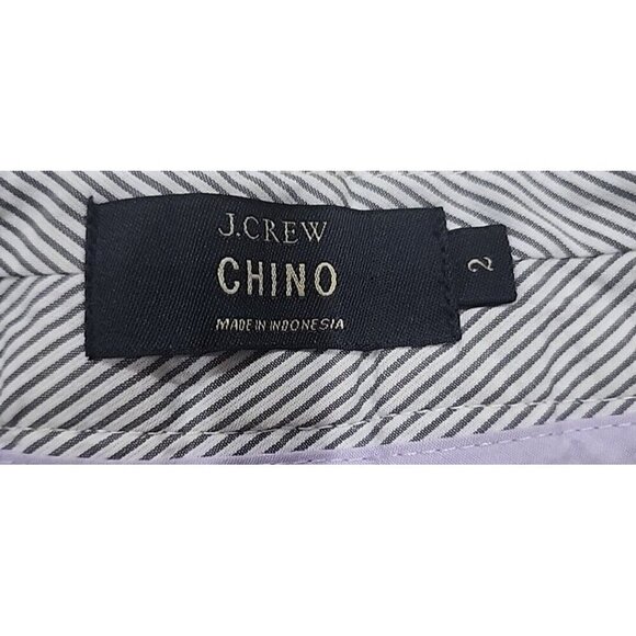 J. Crew Chino Shorts 100% Cotton Light Brown Mid-Rise 3" Inseam Women's 2 - Picture 5 of 7